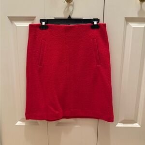 Ann Taylor Vibrant Red Skirt